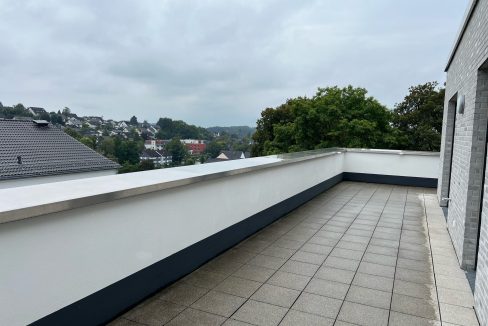 Terrasse der Penthouse Wohnung / Teilansicht