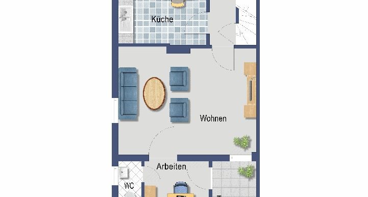 Schematischer Grundriss EG