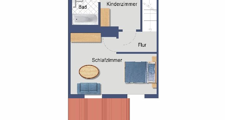 Schematischer Grundriss OG