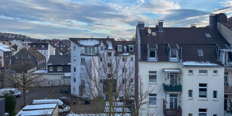 schöne Aussicht vom Balkon